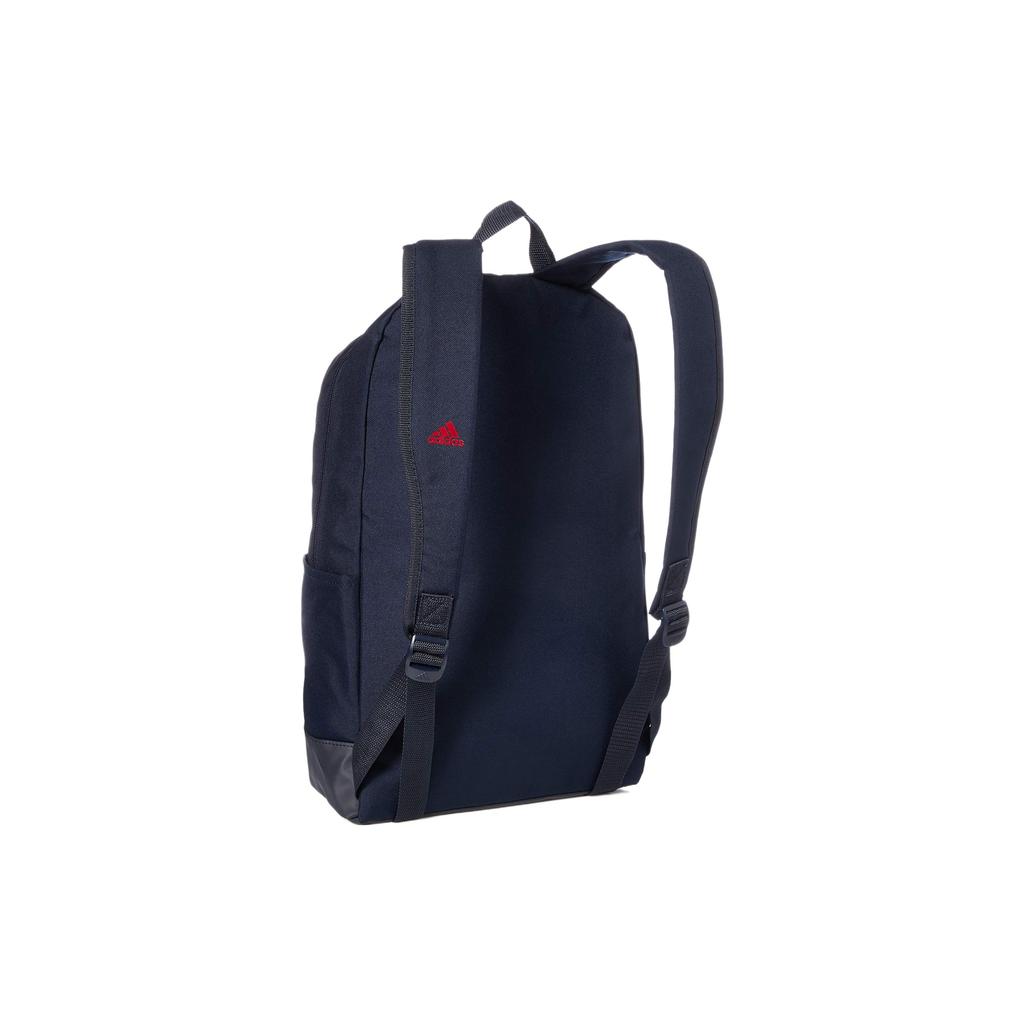 Adidas Sports Fitness Large Capacity Logo Zipper Backpack Unisex Backpack Ink-Blue DT2629