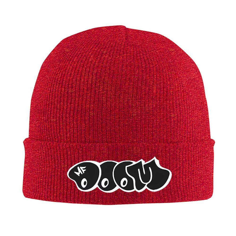 

2025 new 1pc MF DOOMS Bonnet Hats Knitting Hat Unisex WoUnisex Cool Elastic Beanie Hats Autumn Winter Outdoor Pattern Cap