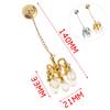 Scale 112 Fashion Vintage Chandelier Mini Furniture Toy Playing House Miniature Dollhouse Ceiling Lamp Model Doll Accessories