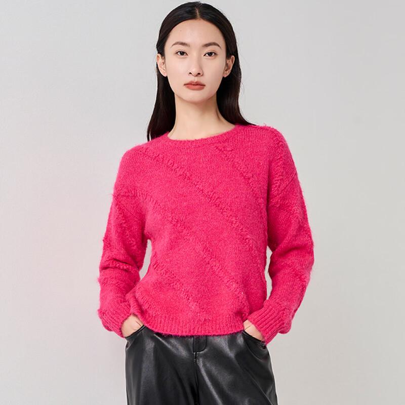 

Iveni 2025 Autumn Women s Knitted Round Neck Sweater AEOK655 L