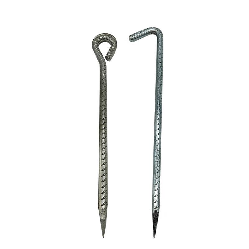 OEING Threaded Steel Camping Ground Pegs