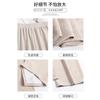 Gray Cashmere Wide-leg Pants Women's New Soft Waxy Drape Knitted Pants Autumn and Winter Piled Thickened Straight Pants