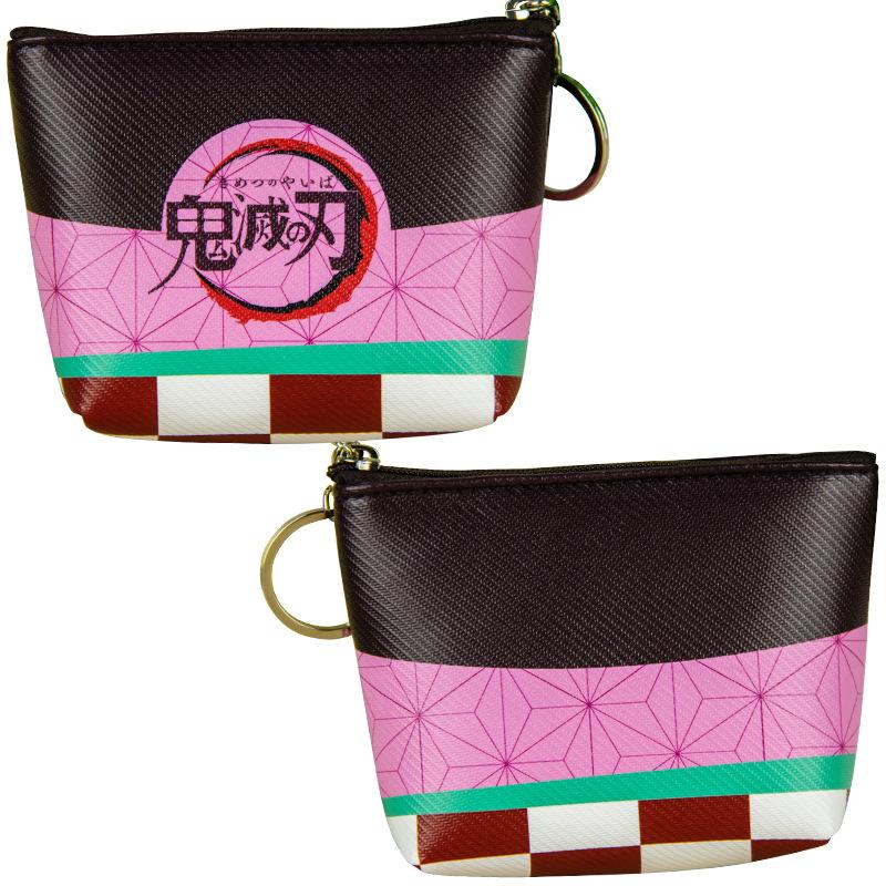Japan cartoon comics Demon Slayer Coin Purse Earphone Organizer Student Coin Pouch Key Pouch 0023