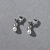 Niche Premium Drape Earrings Exquisite And Sweet Premium Metal Inlaid Pearl 925 Silver Needle Stud Earrings Personalized Earrings