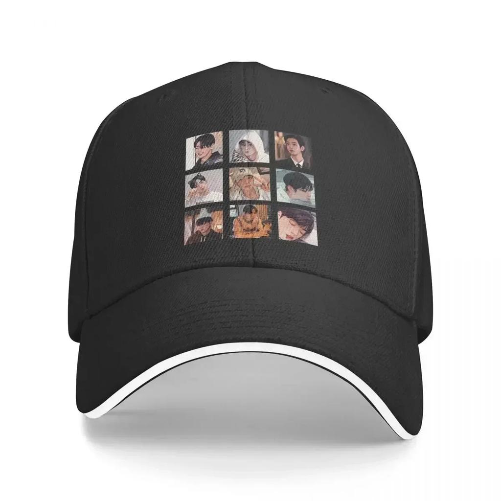 Cha Eunwoo Cartoonized Merchandise Baseball Cap Fashion Hip Hop Hats Spring Men Adult Outdoor Sports Baseball Caps