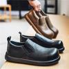 Fashion Men Casual Shoes Luxury Brand Man Loafers Black Leather Shoes Formal Business Shoes Lightweight Walking Shoes Boat Shoes
