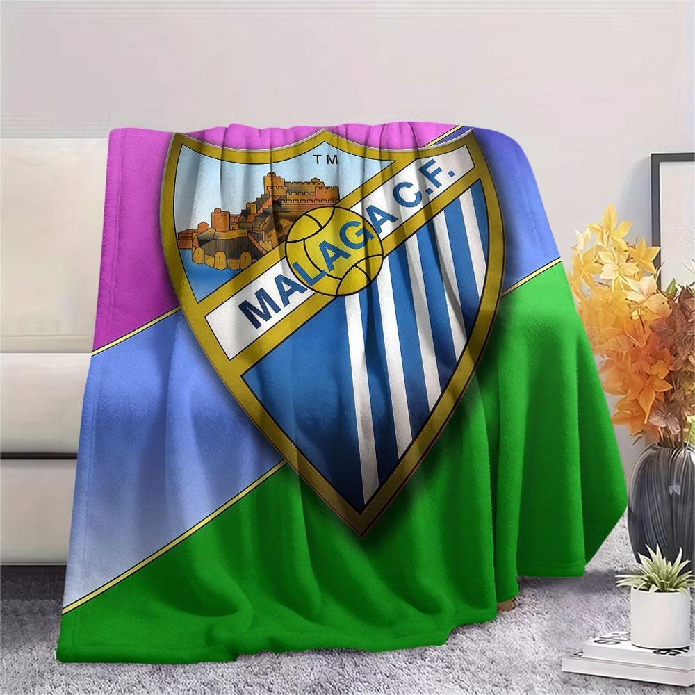 Málaga C.F Blanket, High quality Comfortable for All Seasons, Home Decor, Warmth and Comfort