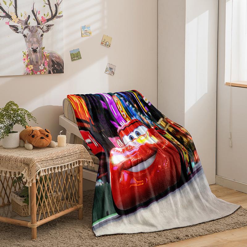Cars Series Double-Sided Flannel 3D Digital Printing Blanket Blanket