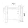 Cabletech TV mount 23"-42"