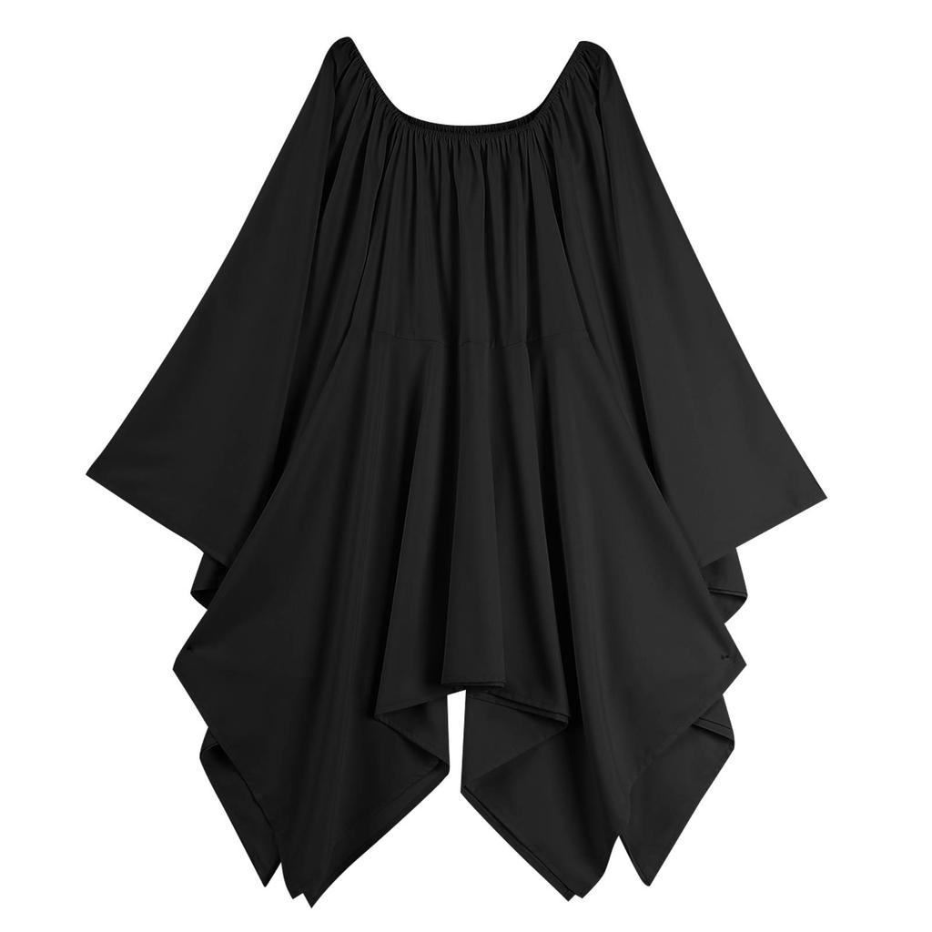 Women Fashion Long Sleeve Vintage Dress Cosplay Party Evening Night Formal Dress