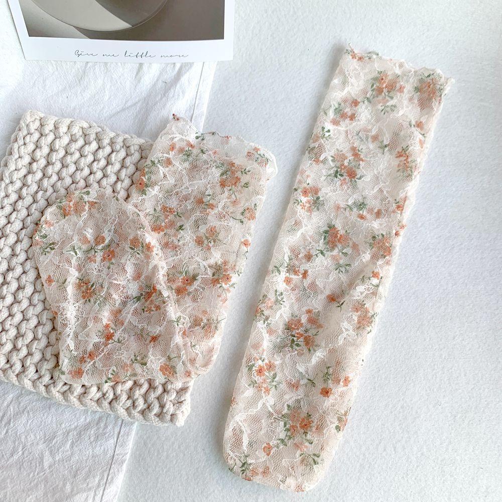 Cute Medium Tube Socks Thin Mesh Tube Socks Sweat Absorption Women Cotton Socks