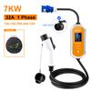 JDMEX 32A 7KW GBT EV Portable Charger 3.5KW 16A 1Phase GBT EVSE Charging Box Type2 11KW 16A 3Phase Car Charger for Electric Car
