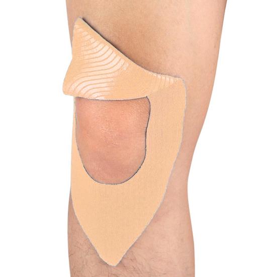 20Pcs Precut Kinesiology Knee Tape Knee Pain Relief Support Elastic Athletic Kinetic Knee Strip Waterproof Breathable Knee Stability Knee Patch