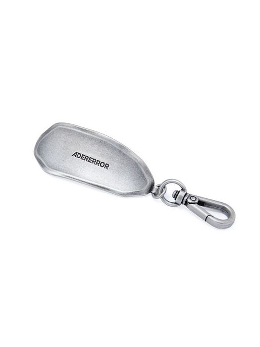 ADERERROR Standic shoehorn keyring(Matte) Silver