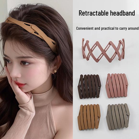 Portable Non-Slip Foldable Headband for Women - 2025 New Design for Travel and Everyday Use