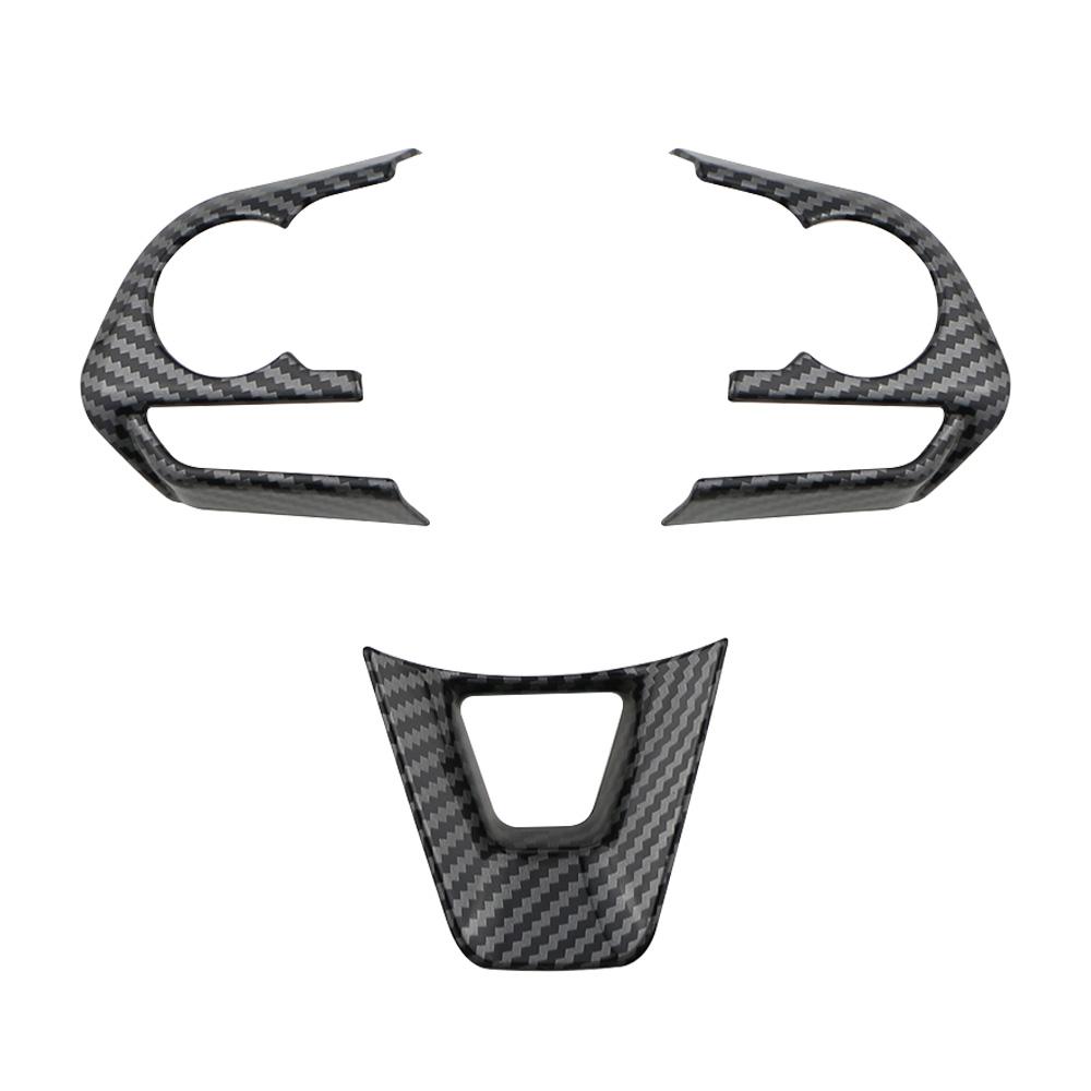 

For Toyota Avalon Corolla Cross Rav4 Rav 4 2019 2020 2025 2025 2025 Steering Wheel Panel Sticker Cover Trim Interior Accessories чёрный