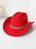 Western Cowboy Top Hat Horse Riding Travel Leisure Top Hat Party Jazz Hat Felt Hat