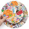50 Graffiti Stickers: Creative, Artistic Decorations for Stationery, Suitcases, and Water Cups