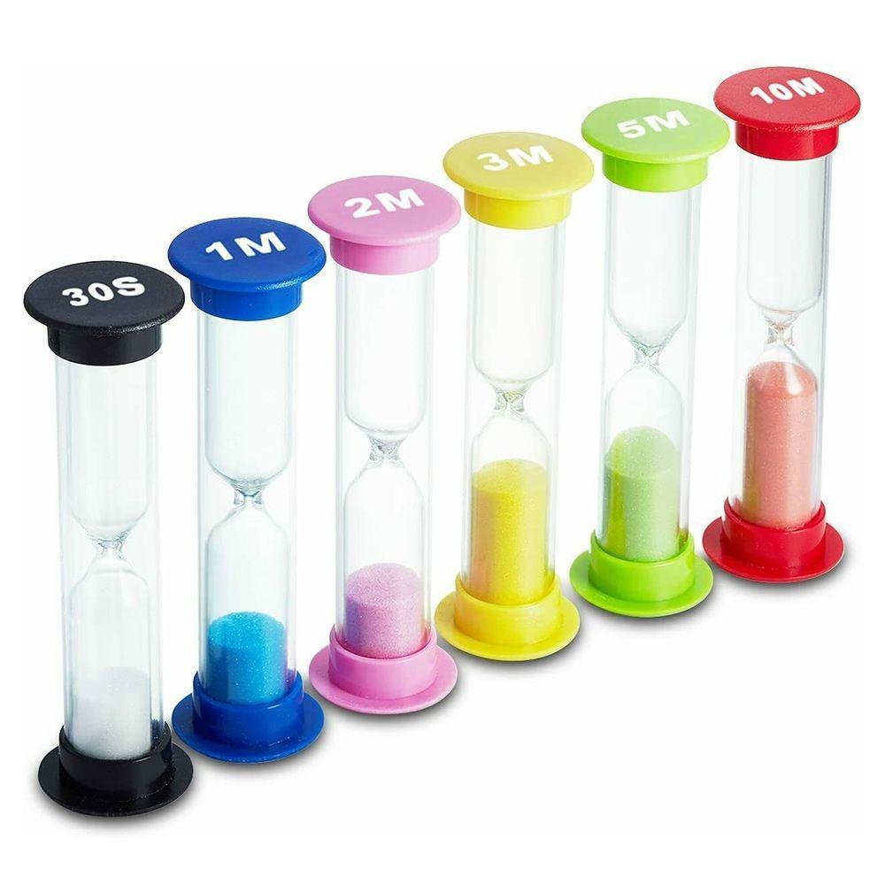 Practical Multiple Durations Sand Timer 1/2/3/5/10 Minutes 30 Second Hourglass Timer Plastic Anti-fall Sand Clock Gift