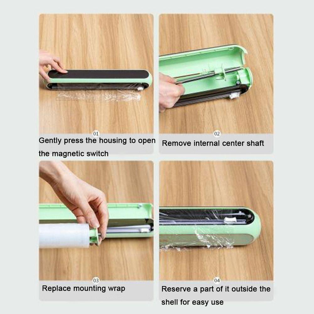 Ścienny Dzielnik do Folii Spożywczej Gładko Tnący Dozownik Folii Aluminiowej Lodówka