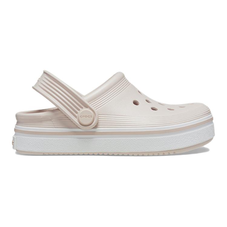 Crocs Comfortable Versatile Non-Slip Durable Childrens Sandals Kids Sandals Pink White 208477-6UR