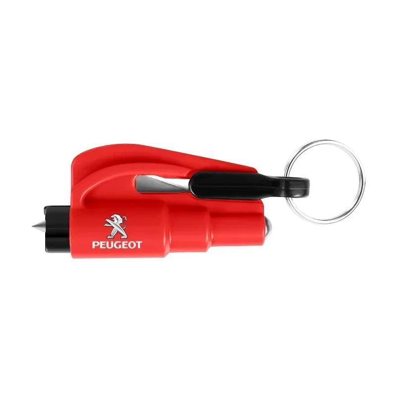 2-in-1 Auto Veiligheidshamer Auto Noodgeval Glasraam Breker Auto Gereedschap Voor Peugeot 206 207 307 3008 2008 308 407 408 508 301 208