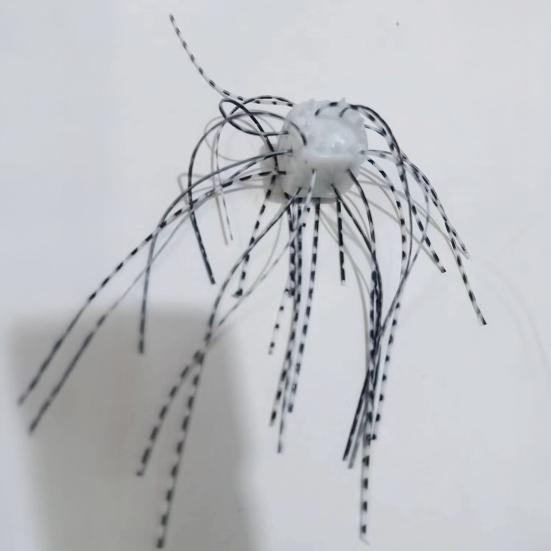 10 ks 1,4 cm/4 g Měkká kostka nástraha se sukýnkou Pomalu potápivá Barevná PVC Umělá kostka nástraha Sladkovodní Slanovodní Okoun Sumec Rybářské příslušenství