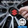 4 Pezzi Coprimozzo Ruota Auto Tappi Mozzo Auto Accessori Per Suzuki Swift Samurai Vitara SX4 Jimny Alto Kaiser Ingnis DZire IGNIS