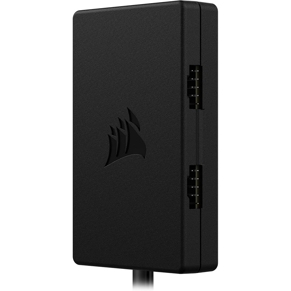 CORSAIR USB Expansion Hub, USB 2.0 Hub for Intel/AMD Motherboards, CC-9310002-WW