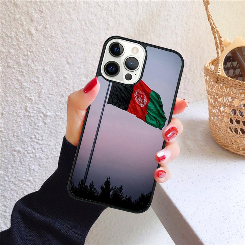 Afghan Afghanistan Flag Banner Phone Case for iPhone 17 Air 16 15 14 12 13 PLUS 11 PRO MAX Back Cover Fundas