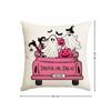 Halloween Pillow Covers Funny Pumpkin Ghosts Print Pattern Throw Cushion Cover Black Cat Party Supplies Pillowcase Home Decor