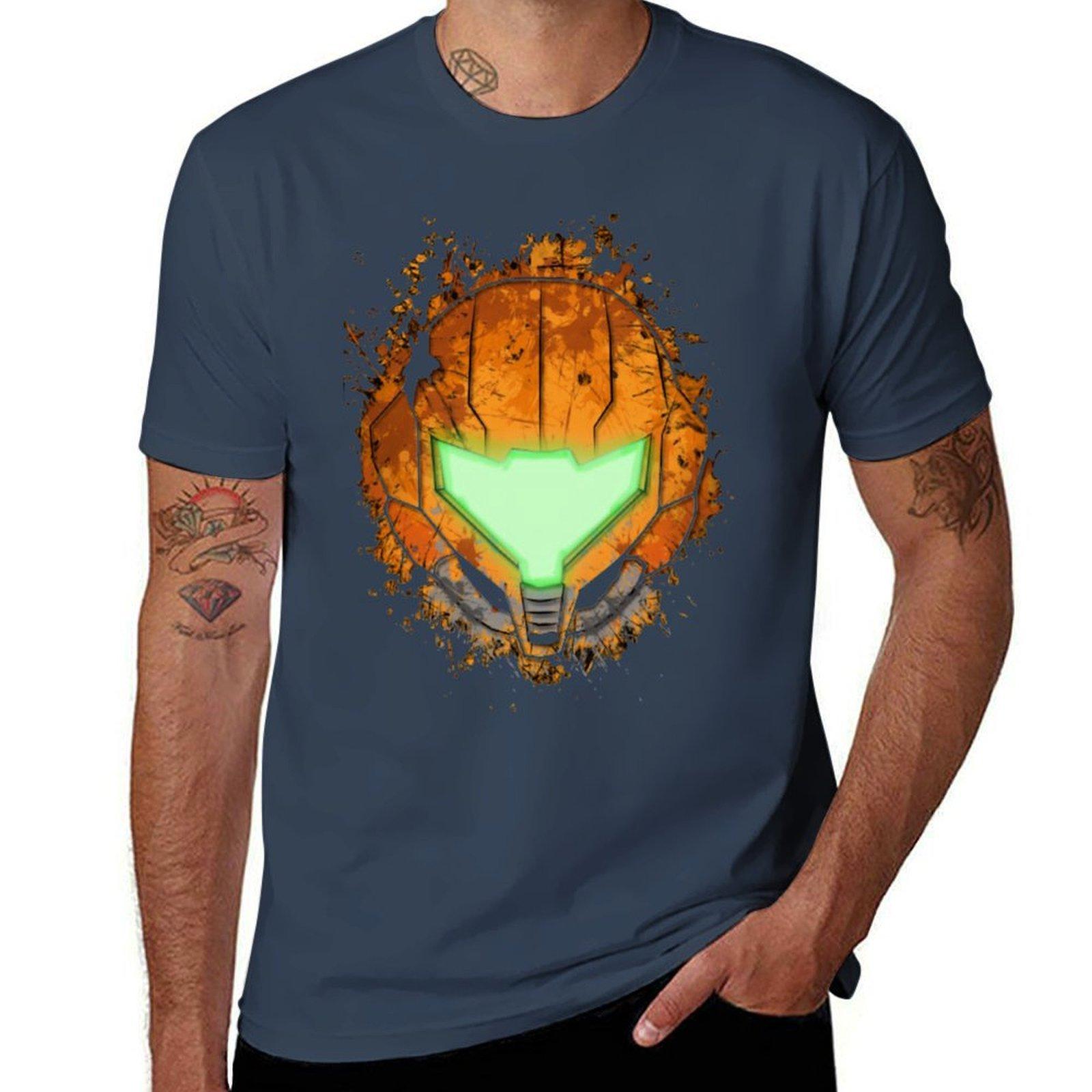 SAMUS ARAN TShirt Minimal Art Print TShirt S