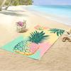 Toalla de Playa Oversize de Piñas Acuarela, Toalla de Baño Extra Grande para Piscina y Natación para Adultos