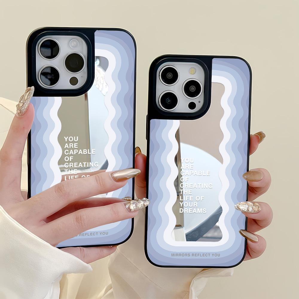 Applicable to Apple 17ProMax premium mirror mobile phone case 15/16 all-inclusive 13/12/14 Pro anti-drop niche