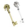 5pcs 70x19mm Charms Hippocampi Key Antique Bronze Silver Plated Metal Handmade Charms Pendant DIY Findings for bracelet necklace