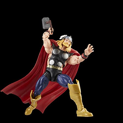 Hasbro MARVEL Marvel Legends Series Thor Vs. Destroyer, Avengers 60th Anniversary 6 Inch (15cm) Size Action Figure, with 5 Accessories F7087 Genuine C