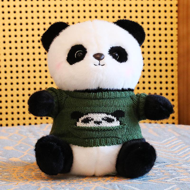 Adorable Plush Panda Doll - Children's Birthday Gift & Souvenir