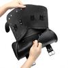 Motorcycle Bag Moto Backpack Saddle Bag PU Leather Motor Luggage Storage Pouch Tank Bag Holder Motorbike Accessories Universal