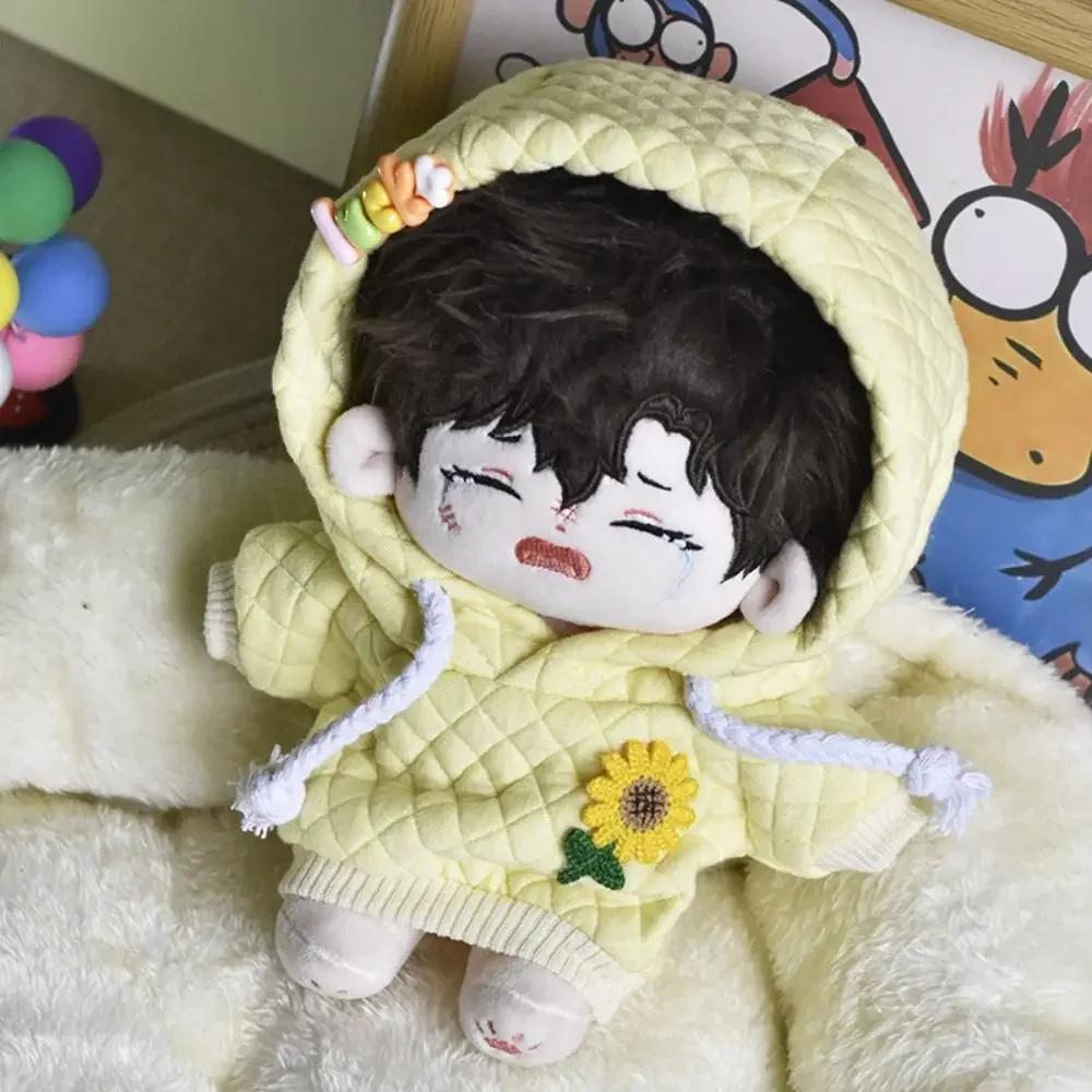 Playing House Toy Accessories Fox Wolf Bear 20cm Doll Clothes One-piece Garment Jumpsuits With Tail Cartoon Animal Outfit