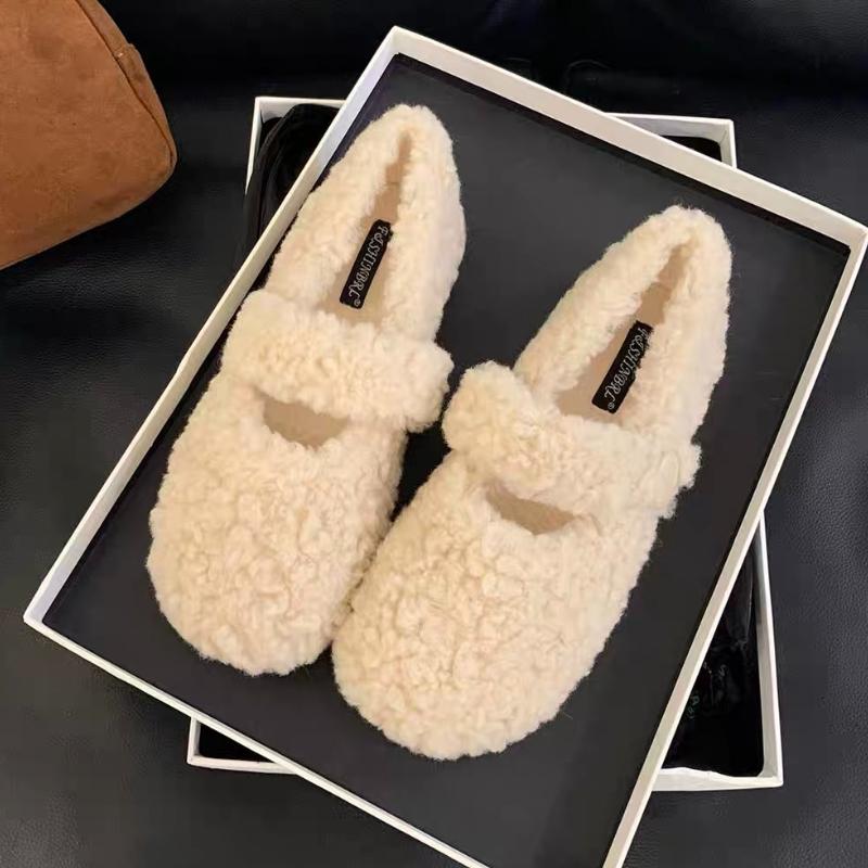 Fashion Fur Women Shoes Fashion New Suede Loafers Casual 2025 Fashion Sport Shoes Short Plush Woman Sneakers Winter Cozy Mujer Zapatos