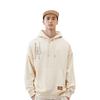 Li Ning Casual Sports Long Sleeve Loose Hooded Sweatshirt Men Sweatshirt Swan-White AWDQ475-1