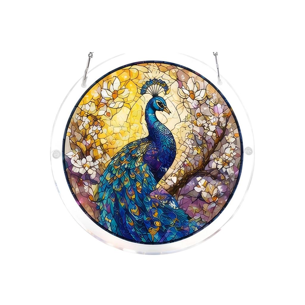 Acrylic Puzzle Window Hanging, Colorful Sunrise Sun Catchers Panel SunCatchers Puzzles Decor For Birthday Women, Men, Wife, Aunt, And Mom