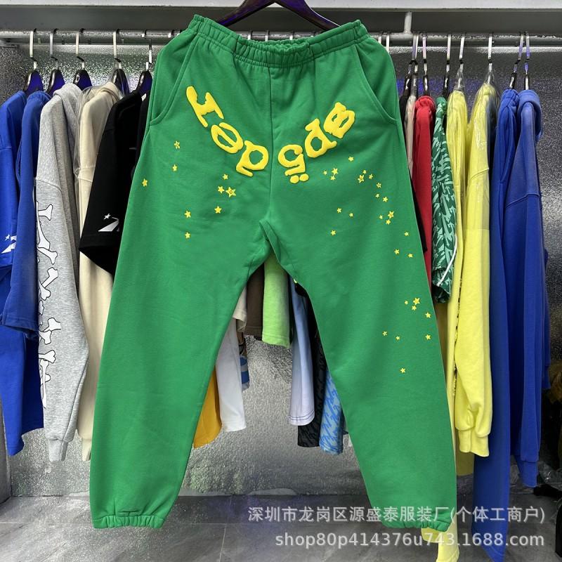 2026 Unisex 555555 Mesh Foam Print Hip Hop Loose Heavyweight Fleece Hooded Sweatshirt