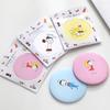 Cartoon Mini Round Mirror Makeup Mirror Company Office Travel Portable Round Creative Cute Multiple Pattern Portable Mirror
