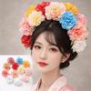 3D Design Artificial Flower Head Real Touch Hand Moisturizing Simulation Peony Artificial Anti-UV Artificial Flower