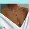 Silver Plated Pearl Chain Long Fashion Jewelry For Winter Wear