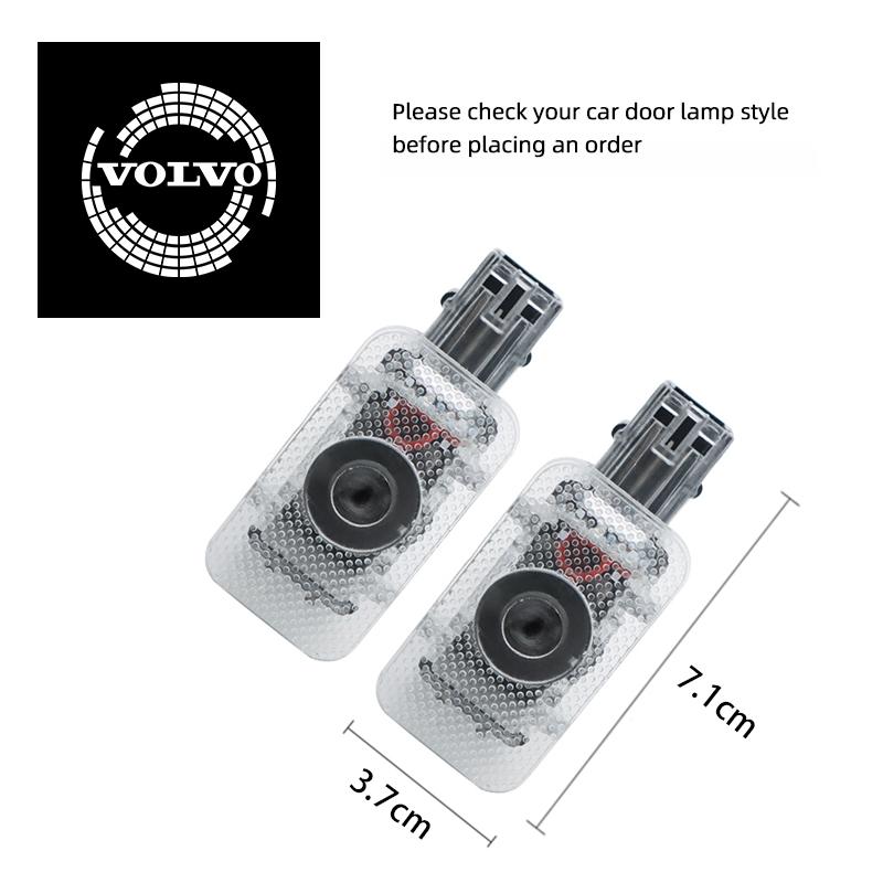 For Volvo Car HD Doors Welcome Light Led Projector Lamp Auto Accessories For Volvo Xc60 Xc90 V40 V60 S60 V50 V90 S80 C40 XC40 V7