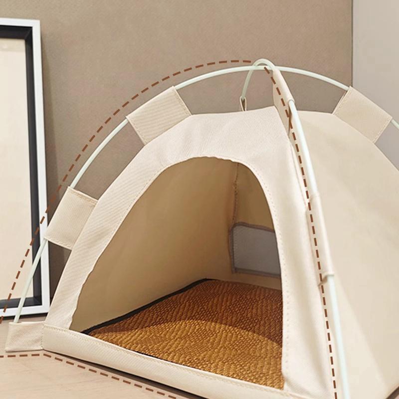 Cat Tent Bed Waterproof Portable House Outdoor Pet Warm Cushions Furniture Sofa Basket Winter Beds Kitten Sleeping Nest Tents
