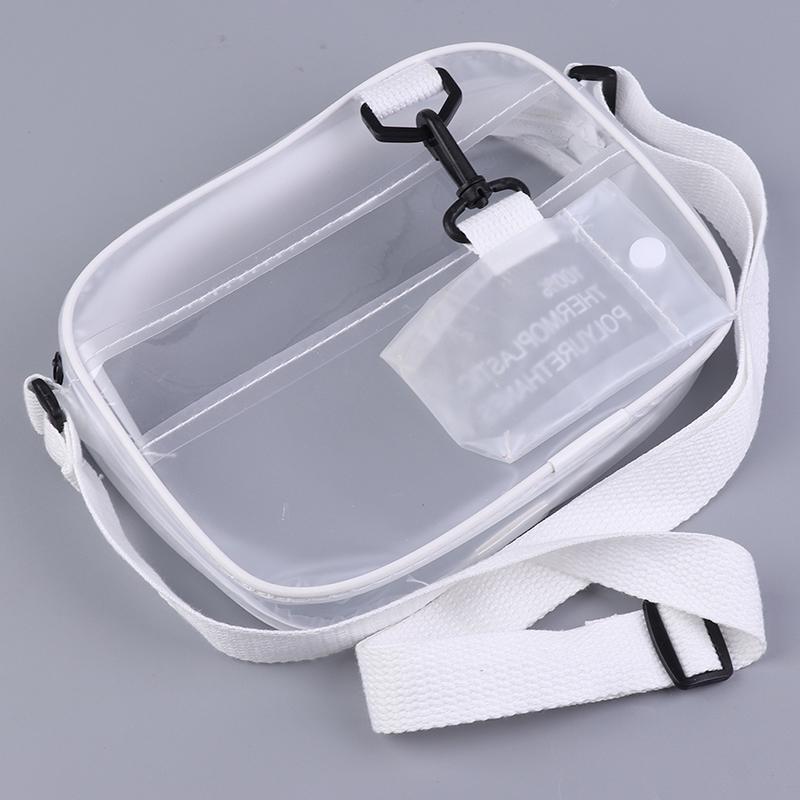 

Повседневная прозрачная матовая женская сумка кроссбоди из ПВХ, сумка-тоут, маленькая сумка-желе чистый