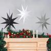 New 30cm Star Lanterns 9-Pointed Folding Christmas Decorations DIY Crafts Home Decor Wedding Decor